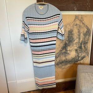 Anthropologie Maeve sweater dress midi xs like new